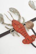 Wooden and Metal Lobster Coat Rack Coat Racks & Hooks Batela Giftware