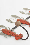 Wooden and Metal Lobster Coat Rack Coat Racks & Hooks Batela Giftware