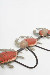 Wooden and Metal Crabs Coat Rack Coat Racks & Hooks Batela Giftware