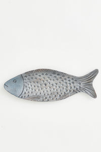 Aluminium Fish-Shaped Platter/Tray (Large) Home Decoration Kitchen price-change-job-active Batela Giftware