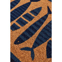 Blue striped fish Doormat Doormats Batela Giftware