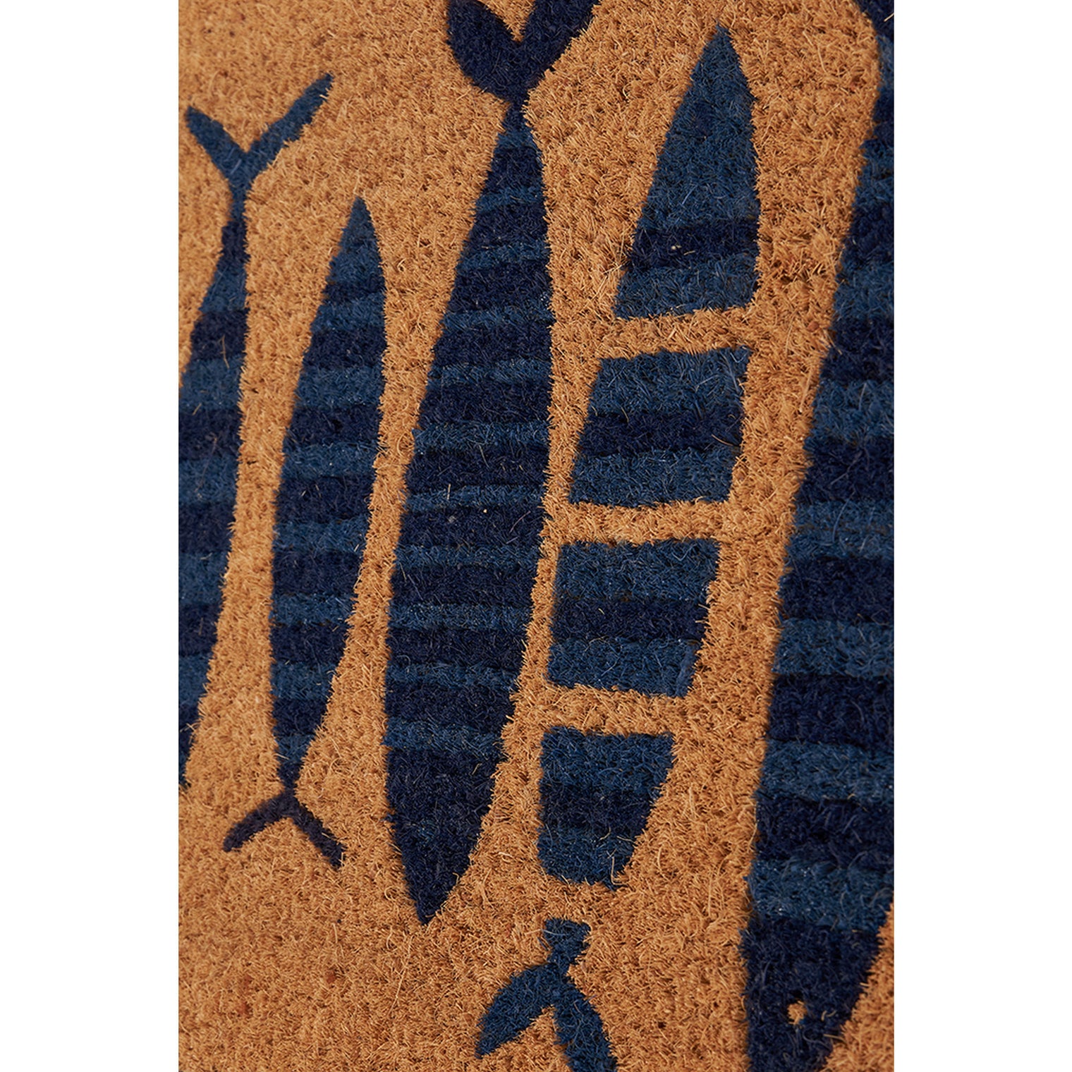 Blue striped fish Doormat Doormats Batela Giftware