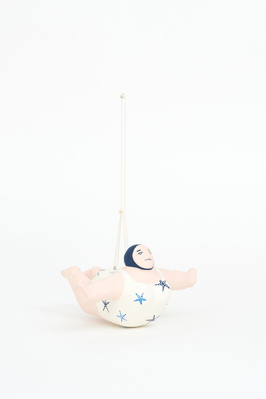 Hanging Papier Maché Bather From Europe Papier Mache Batela Giftware