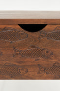 Fish Decorated Bedside Table Display From Europe Furniture Home Decoration Batela Giftware