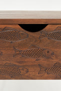 Fish Decorated Bedside Table Display From Europe Furniture Home Decoration Batela Giftware