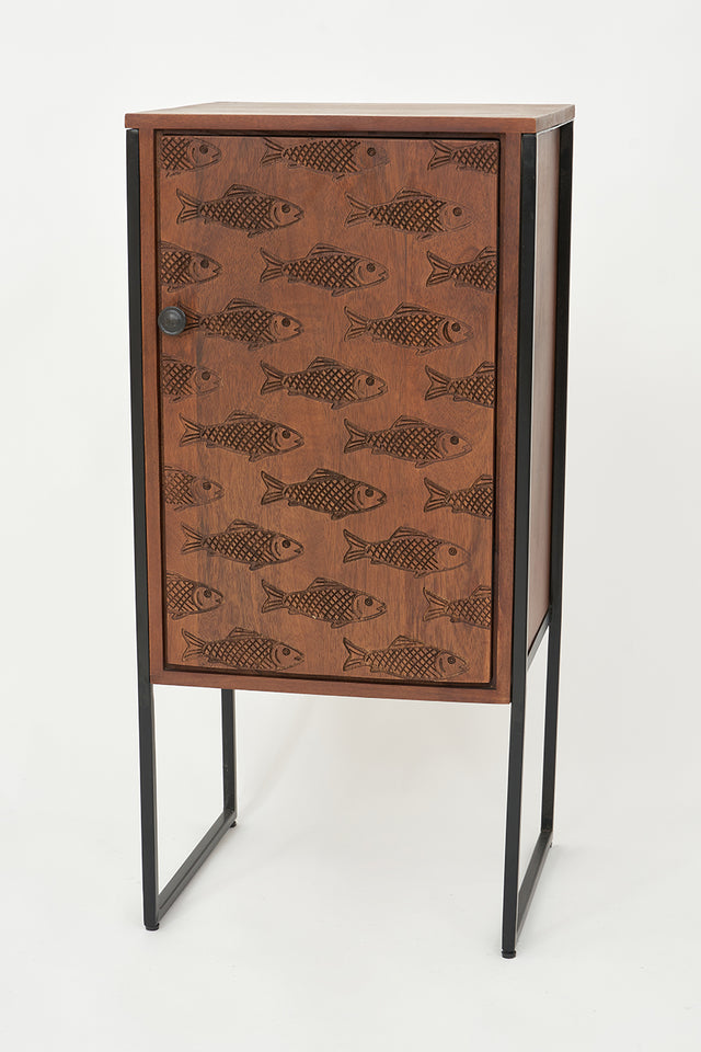 Fish Decorated Bedside Cabinet Display From Europe Furniture Home Decoration Batela Giftware