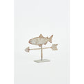 Table Top Tin Fish Weather Vane with base Marine Mammals Batela Giftware