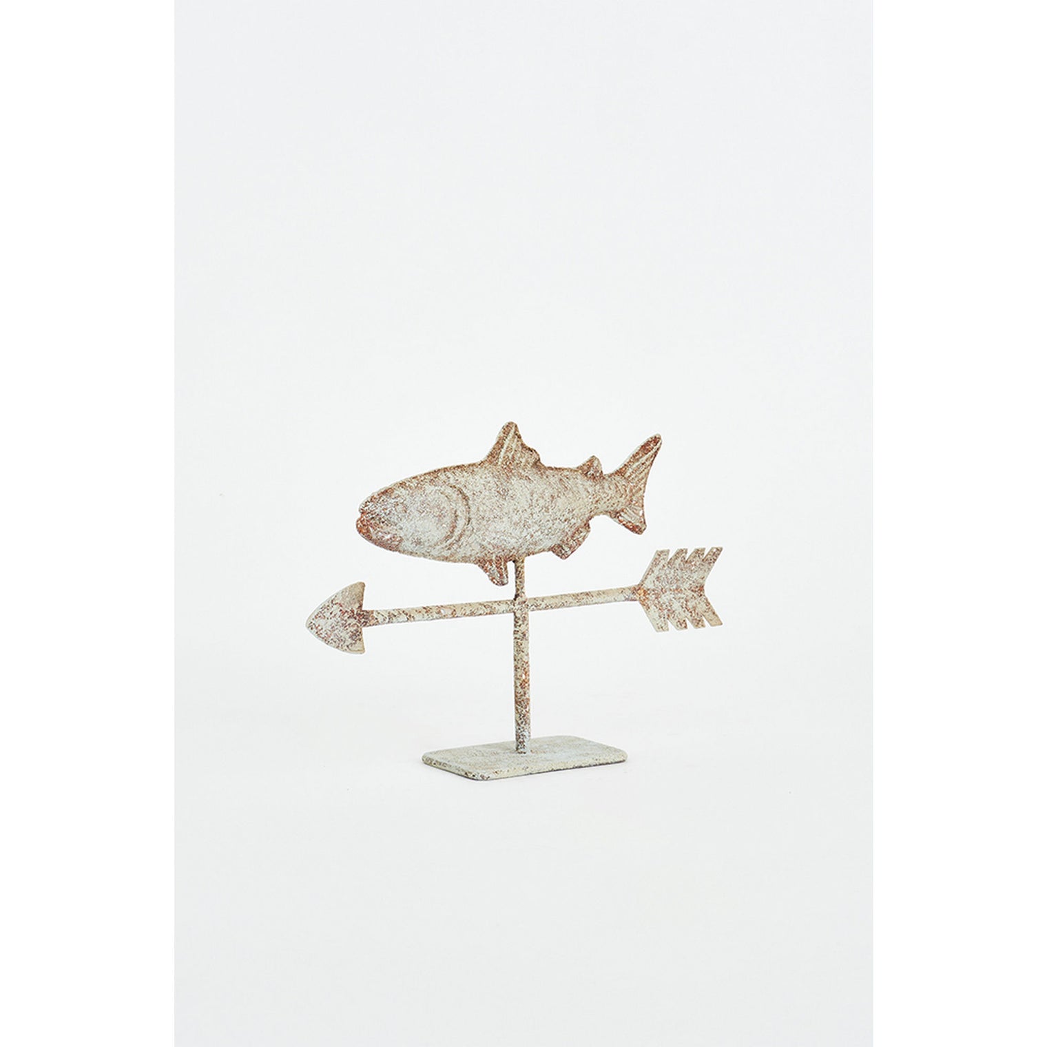 Table Top Tin Fish Weather Vane with base Marine Mammals Batela Giftware