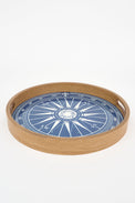 Wooden Trays with Compass Rose Design (Set of 2 ) From Europe Batela Giftware