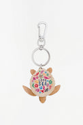 Wooden Key Ring - Decorated Turtle Key Ring Batela Giftware