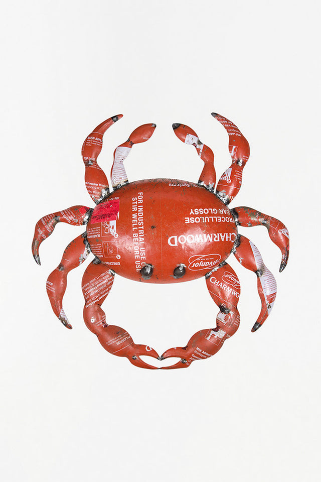 Metal Crab Ornament - Large Ornaments Batela Giftware