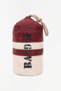 Canvas Float Style Door Stop - Red/White Doorstop Nautical Office Decoration Batela Giftware