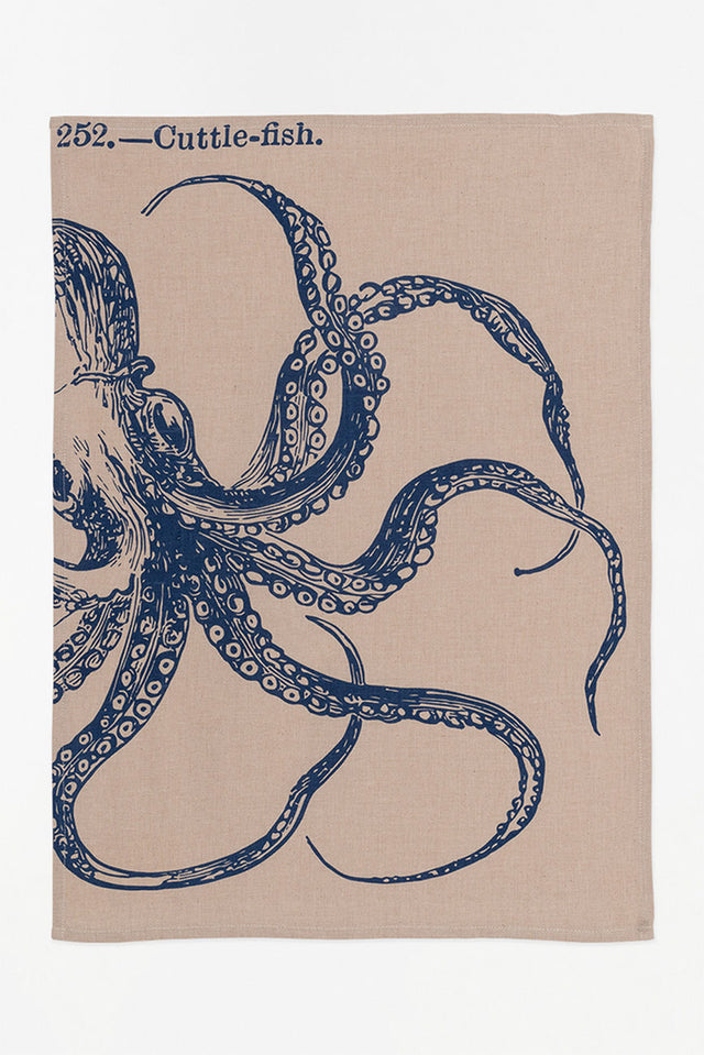 Octopus Tea Towel Tableware Batela Giftware