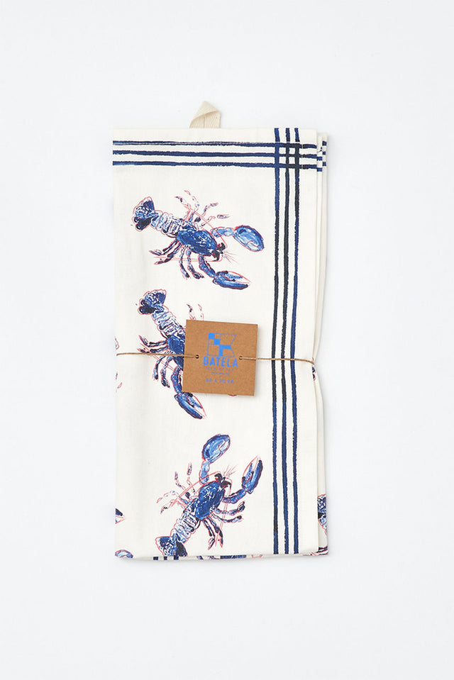 Lobster Tea Towel Tableware Batela Giftware