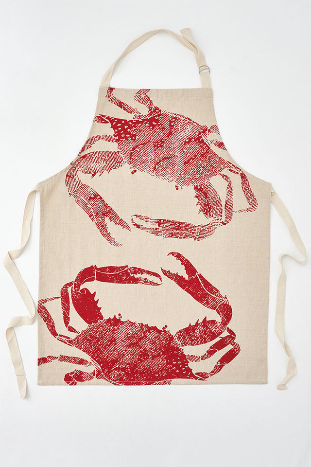 Apron - Red Crabs Design Apron Batela Giftware