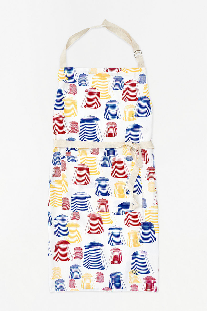 Apron - Beach Huts Design Apron Batela Giftware