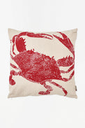 Cushion - Red Crab Cushions Batela Giftware