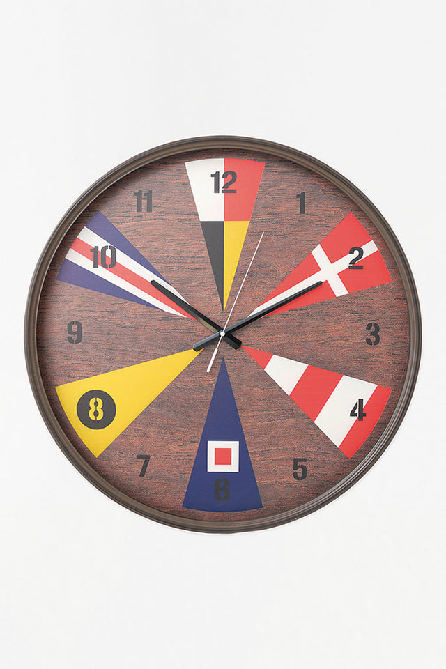 Wall Clock - Large Nautical Wood Face Clock Wall Clock Batela Giftware