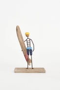 Wood and Metal Surfer Bottle Opener Home Decoration Surf Batela Giftware