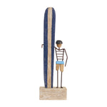 Wood and Metal Surfer Bottle Opener Home Decoration Surf Batela Giftware