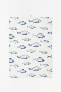 Fish Design Tea Towel Tableware Batela Giftware