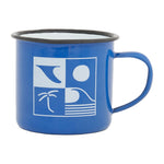 Enamel Surf Mood Mugs (Set of 6) Enamel Tableware Mugs Surf Batela Giftware