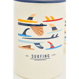 Enamel Surf Board Long Mugs (Set of 6) Enamel Tableware Mugs Surf Batela Giftware