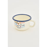 Enamel Surf Board Espresso Mugs (Set of 6) Enamel Tableware Mugs Surf Batela Giftware