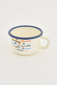 Enamel Surf Board Espresso Mugs (Set of 6) Enamel Tableware Mugs Surf Batela Giftware