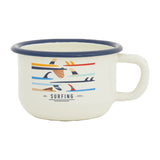 Enamel Surf Board Espresso Mugs (Set of 6) Enamel Tableware Mugs Surf Batela Giftware