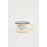 Enamel Surf Board Espresso Mugs (Set of 6) Enamel Tableware Mugs Surf Batela Giftware