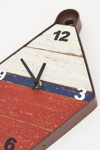 Buoy-shaped Clock in Wood and Metal From Europe Batela Giftware