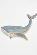 Wooden Whale Wall Art Decoration Driftwood Ornaments Batela Giftware