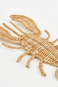 Rattan Lobster Wall Decoration Driftwood Ornaments Batela Giftware