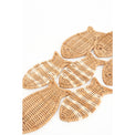 Rattan Shoal of Fish Wall Decoration Driftwood Ornaments Batela Giftware