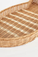 Small Fish-Shaped Rattan Tray Driftwood From Europe Kitchen Batela Giftware