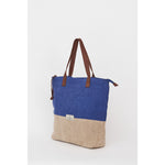 Large Tote Bag - Navy/Buff Bags Sale Batela Giftware