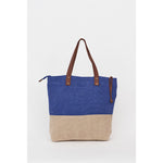 Large Tote Bag - Navy/Buff Bags Sale Batela Giftware