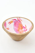 Small Enamelled Bowl with Crab Design From Europe Batela Giftware