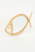 Rattan Fish-shaped Mirror From Europe Rattan Batela Giftware