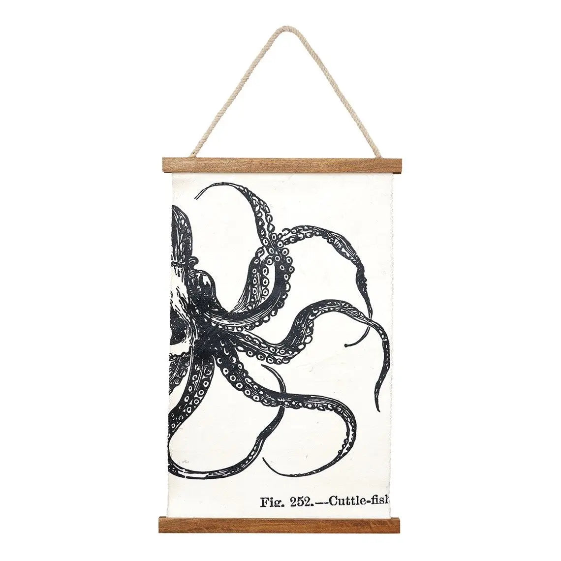 Canvas Wall Hanging - Octopus Marine Mammals Pictures Batela Giftware