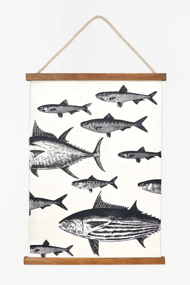 Canvas Wall Hanging - Tuna Fish From Europe Marine Mammals Pictures Batela Giftware