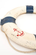 Antique Lifebelt with Anchor Emblems - Full Size Nautical Office Decoration Batela Giftware