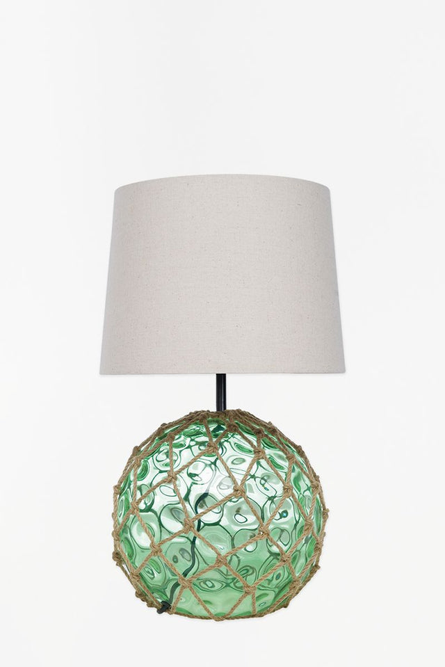 Green Glass Buoy Table Lamp Lamp Table Lamps Batela Giftware