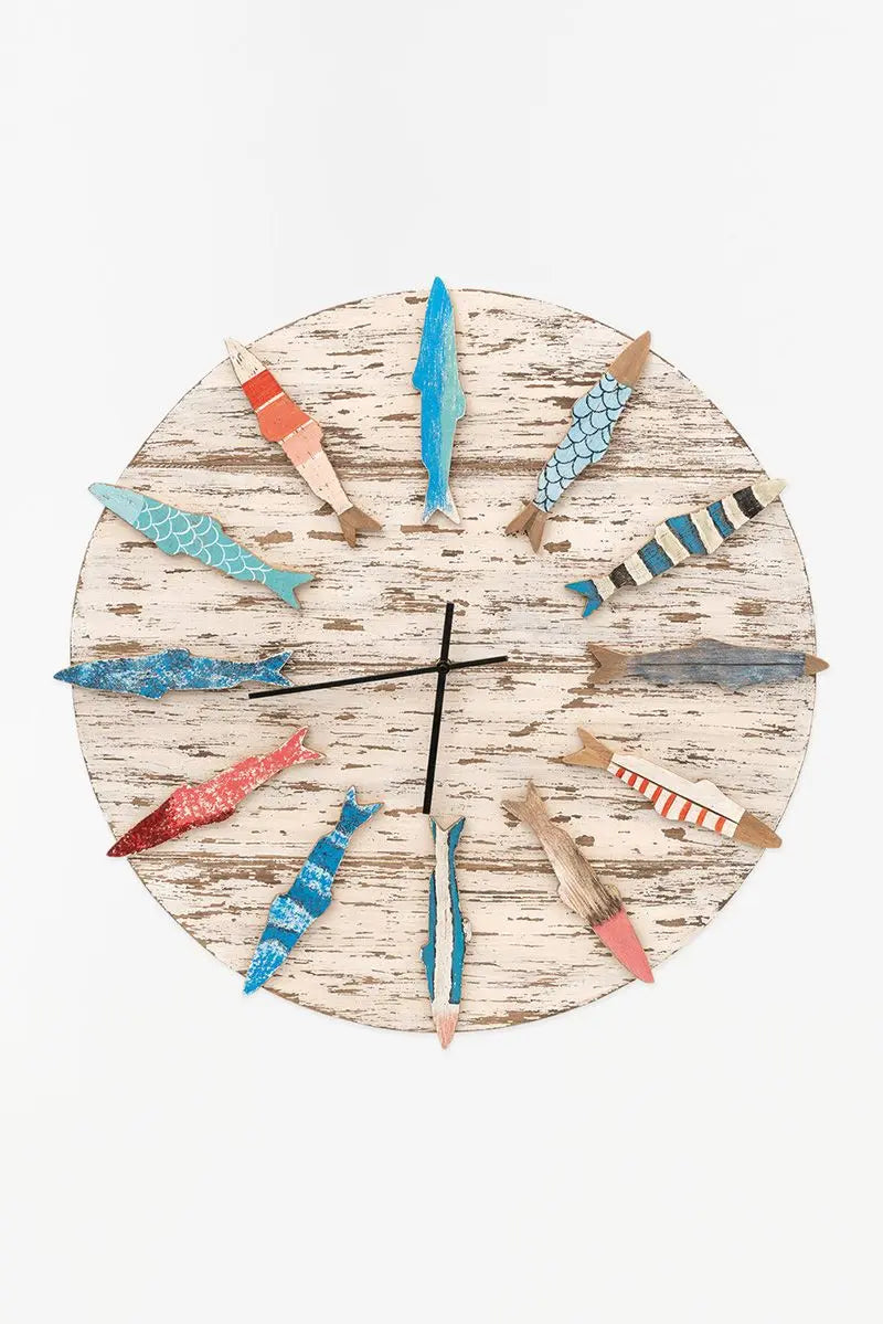 Wall Clock - Various Fish Clock Wall Clock Batela Giftware