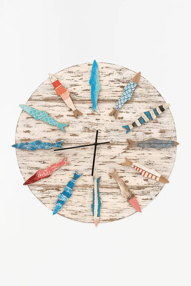 Wall Clock - Various Fish Clock Wall Clock Batela Giftware