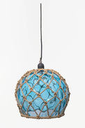 Rope Ceiling Light - Buoy Style (Blue) Ceiling Lights Lamp Batela Giftware