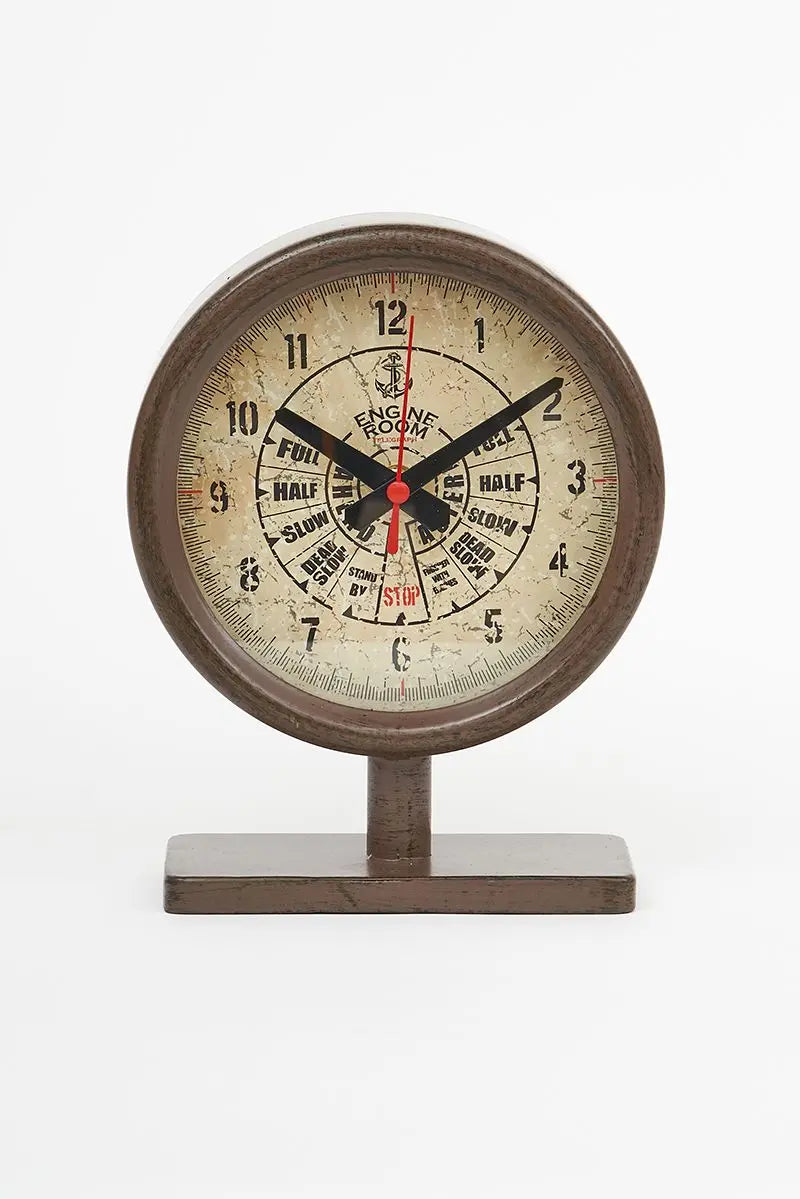 Engine Room Desk Clock Clock Wall Clock Batela Giftware