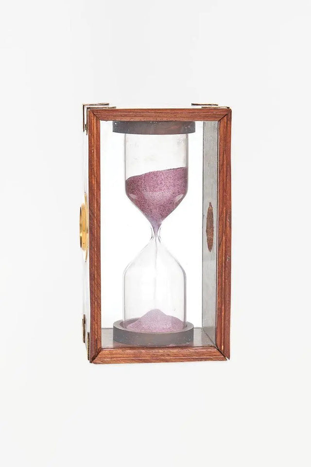 Wooden Hourglass Desktop Batela Giftware