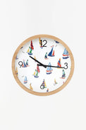 Large Wall Clock - Sailboats Clearance From Europe Batela Giftware